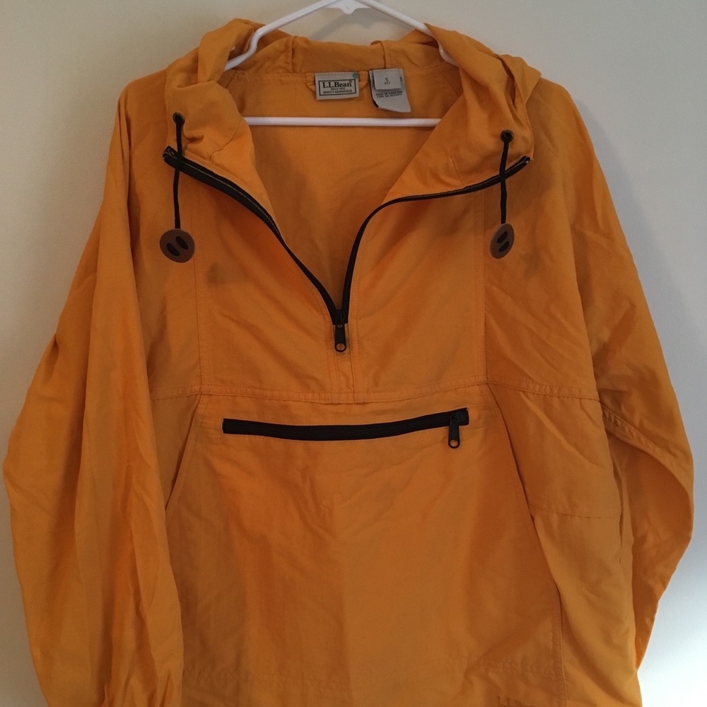 L.L. Bean Anorak Yellow